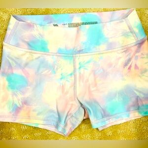 Girls tie dye biker shorts